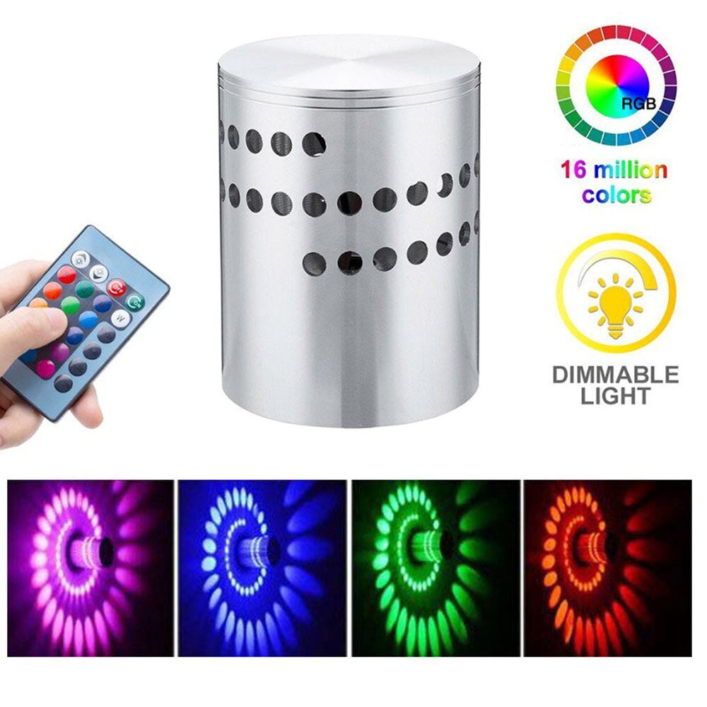 Светодиодный настенный светильник rgb