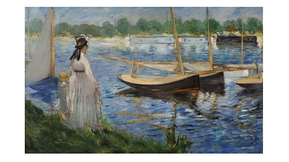 "Берег Сены близ Аржантёя" Эдуард Мане