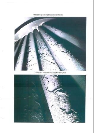 На снимке: накипь в котле LNE Compact 12.0