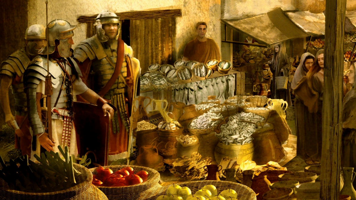 В чем жили римляне. Римские хлебопекарни древний Рим. Рынок в древнем Риме. Трапеза в древнем Риме. Еда в древнем Риме.