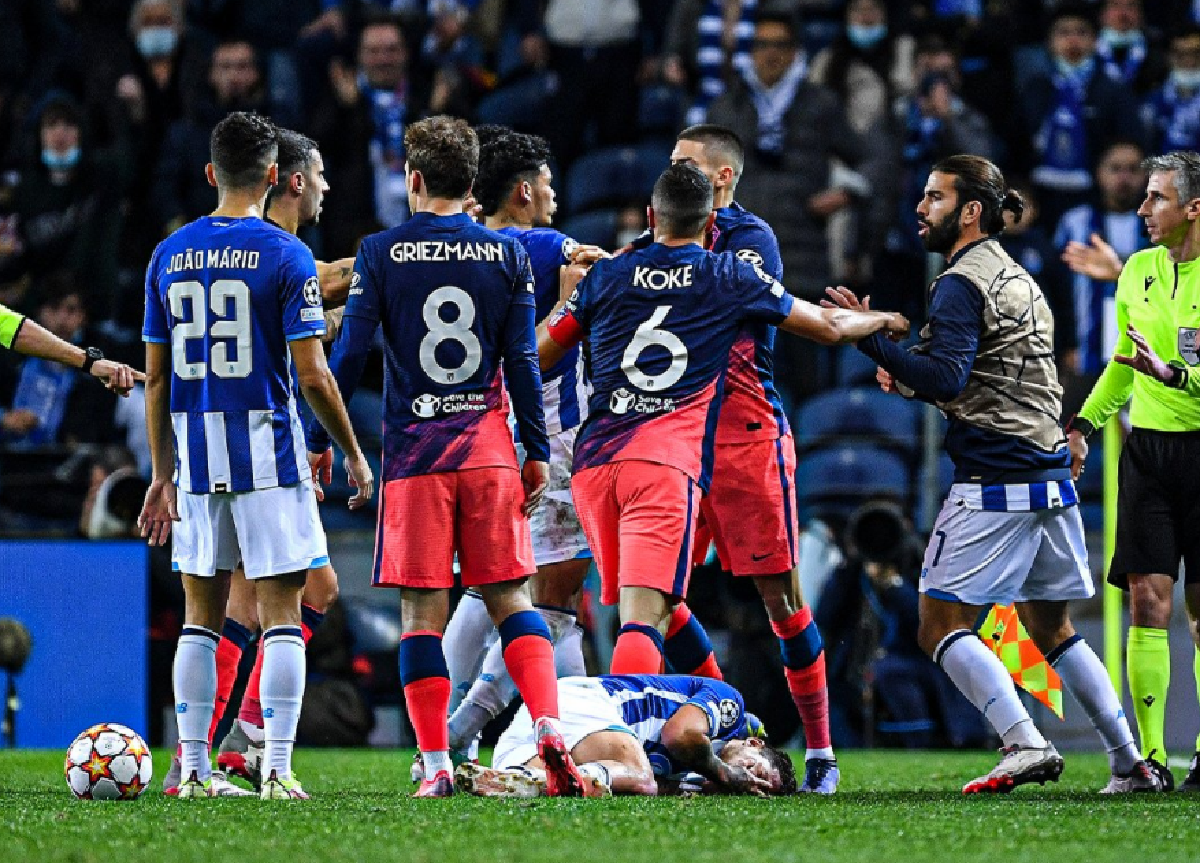 Матч "Порту" - "Атлетико" получился взрывоопасным. Фото: соцсети