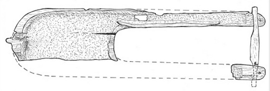 Изображение найденного в Казахстане музыкального инструмента. Antiquity, 2021