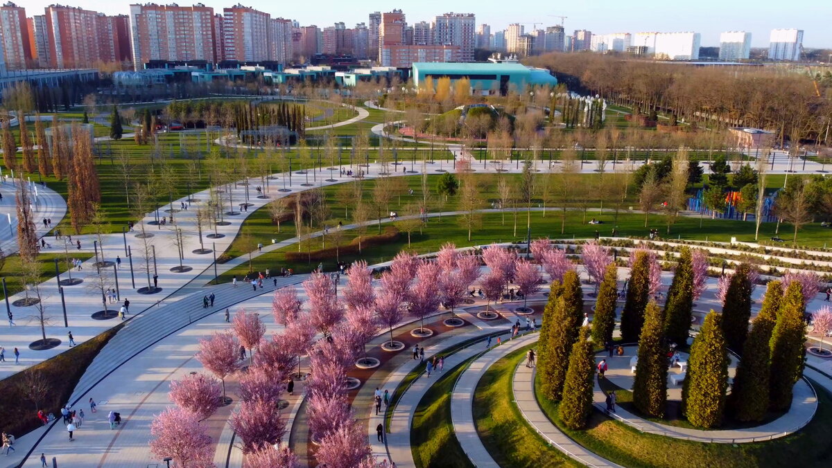 Новый парк в краснодаре галицкого