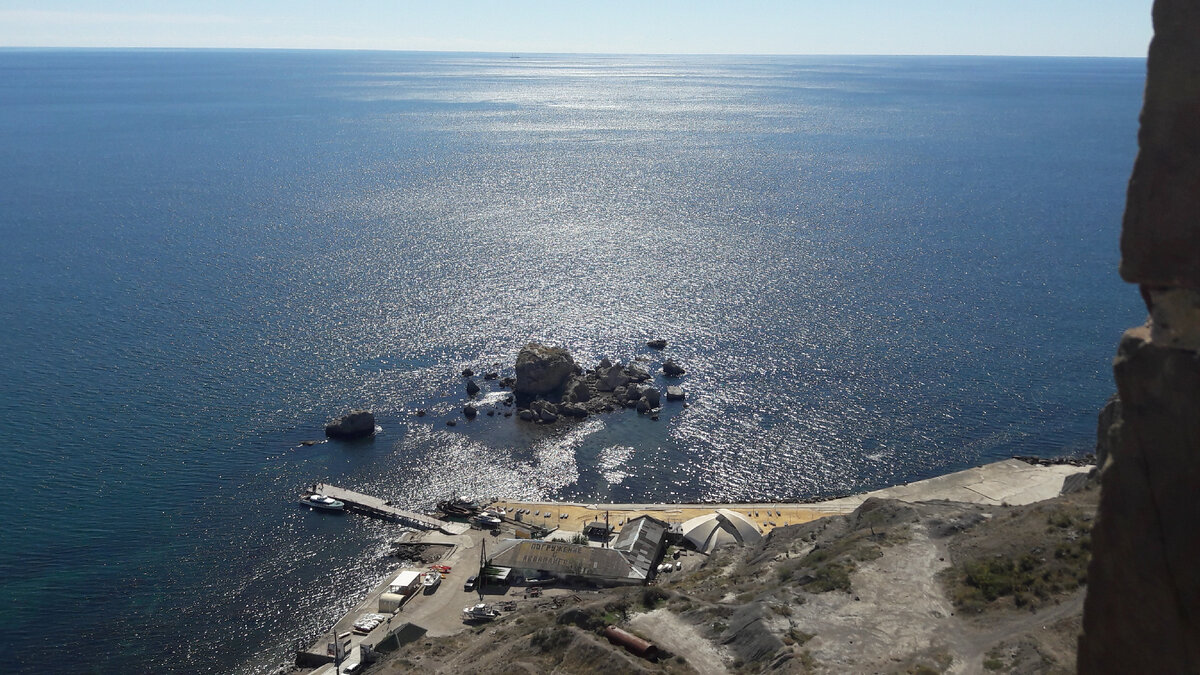 Вид на море из Генуэзской  крепости (фото из личного архива) 