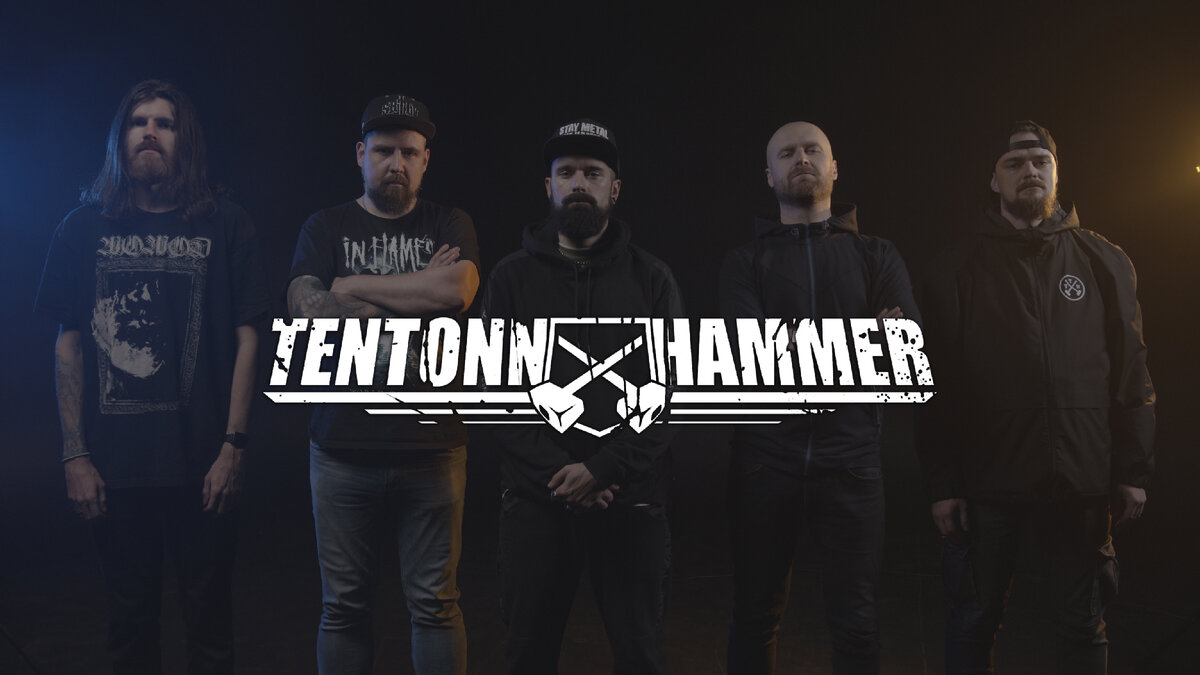 официальная фотография состава группы Ten Tonn Hammer на 2022 год