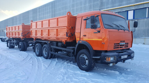 НОВЫЙ КАМАЗ 65115 БЕЗ ЭЛЕКТРОНИКИ С ПРИЦЕПОМ. ОТГРУЗКА г.КАЗАНЬ ...