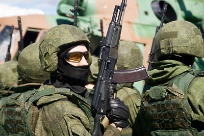    Учения бойцов Росгвардии ©Николай Ильницкий Пушкинское ИА