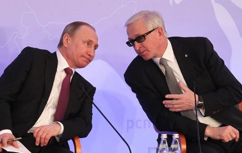 Путин и глава РСПП Шохин (иллюстрация из открытых источников)