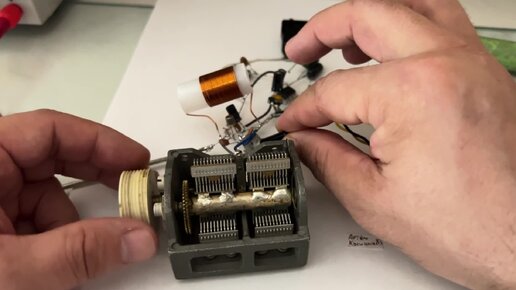 КВ радиоприемник на транзисторе кп303 для приема любителей и станций ...