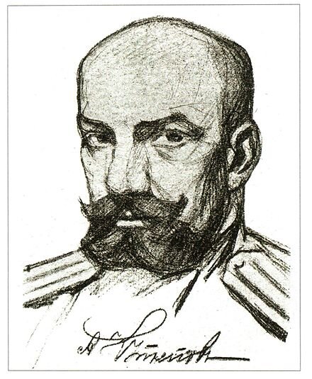 Полковник Кутепов. Один из немногих офицеров, активно выступивших в поддержку царя во время Февральской революции