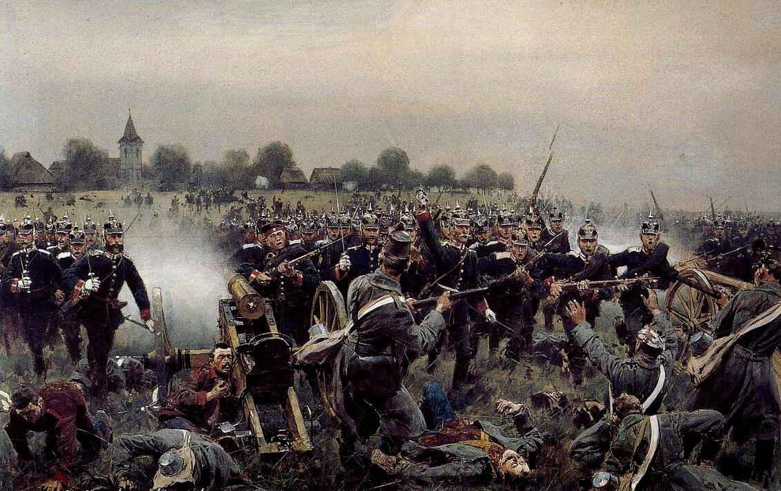 Битва при Кениггреце 1866. Битва при садовой 1866. Революции середины xix в