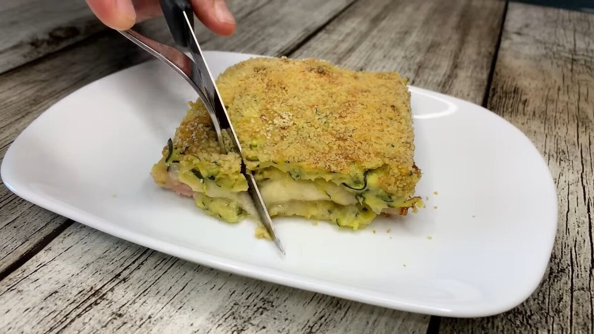      Пирог из кабачка и картофеля