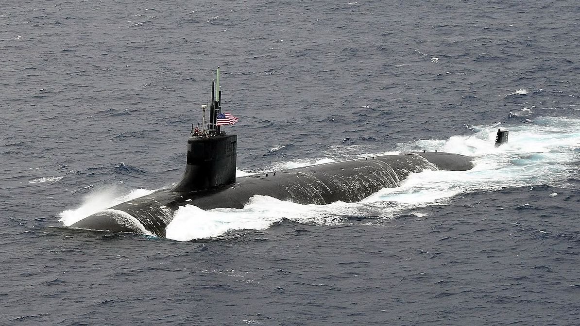 Многоцелевая атомная подводная лодка "Коннектикут" ВМС США в нормальном состоянии. Фото: commons.wikimedia.org