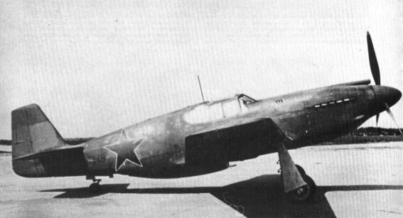 Mustang I на испытаниях в НИИ ВВС, 1942 г.