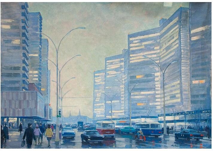 А. Ставровский, «Московское утро». 1972.