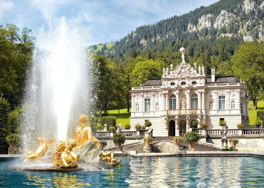 Замок Линдерхоф фото с сайта img.tourister.ru/