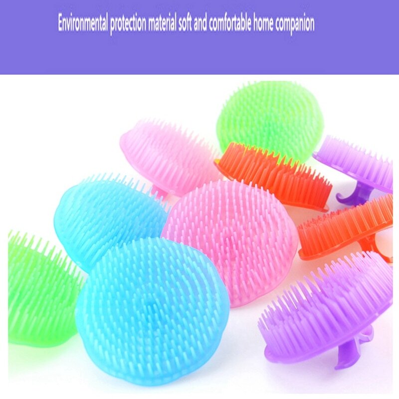 Массажная силиконовая щетка для волос