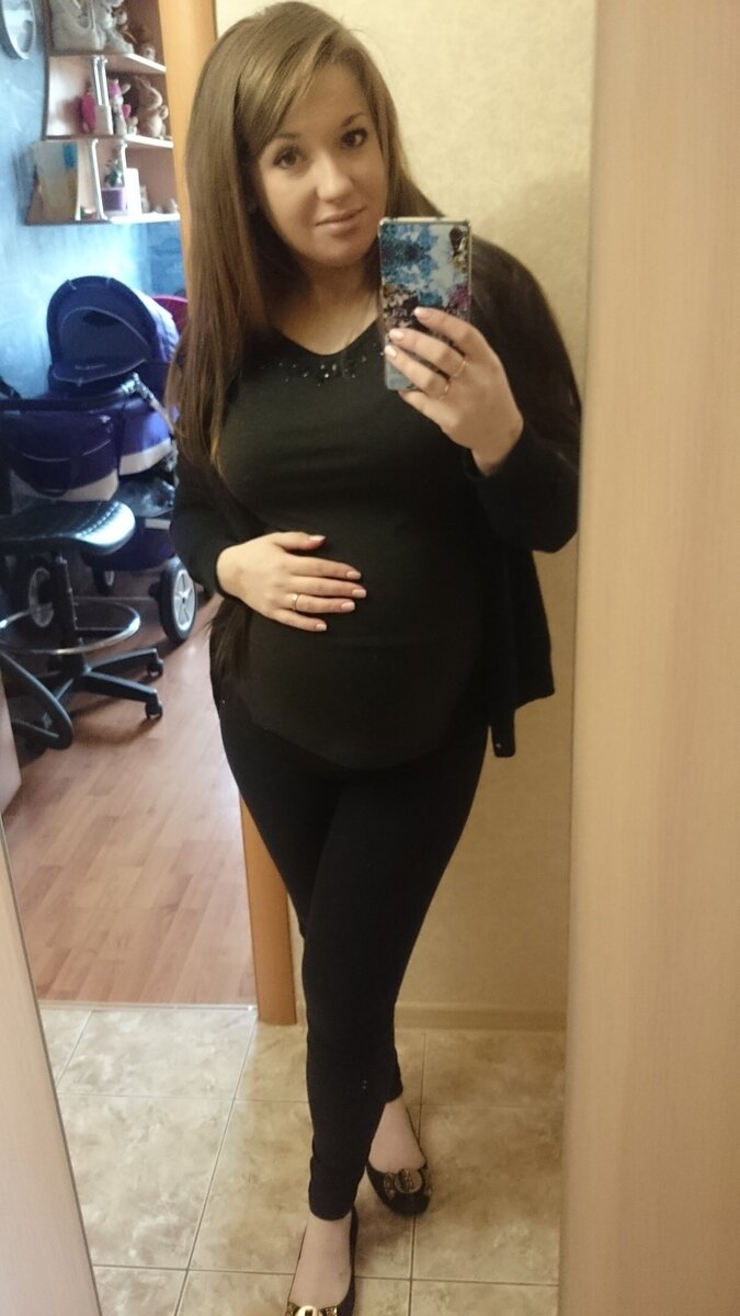 Какой же большой был живот🙈