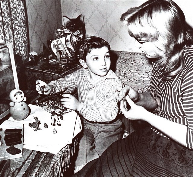 Амаяк с мамой Лией Ивановной.