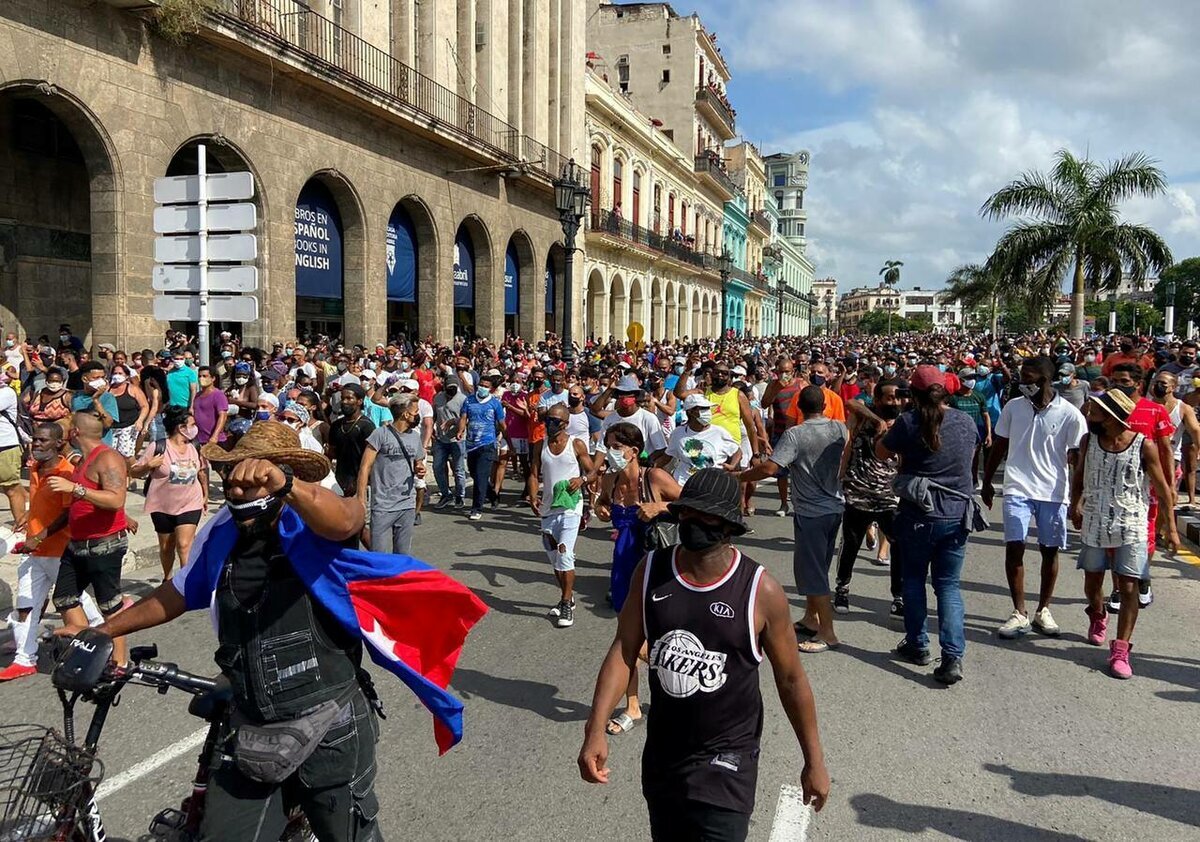 Куба революция 2021. Протесты на Кубе. Население Кубы. Демонстрация на Кубе.