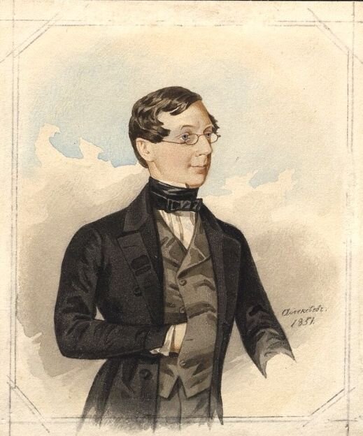 Н.М. Алексеев. Н.М. Смирнов. 1851
