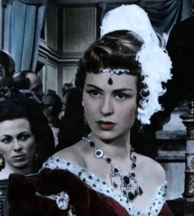 Лиа Аманда в роли Мерседес, "Граф Монте-Кристо", 1954 год, кадр из фильма