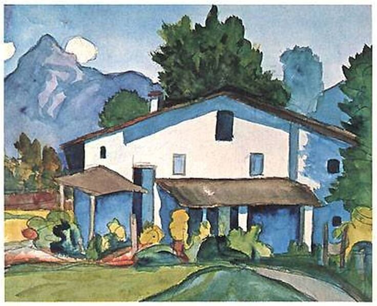 Акварели Германа Гессе. Источник: https://clck.ru/WXHoZ