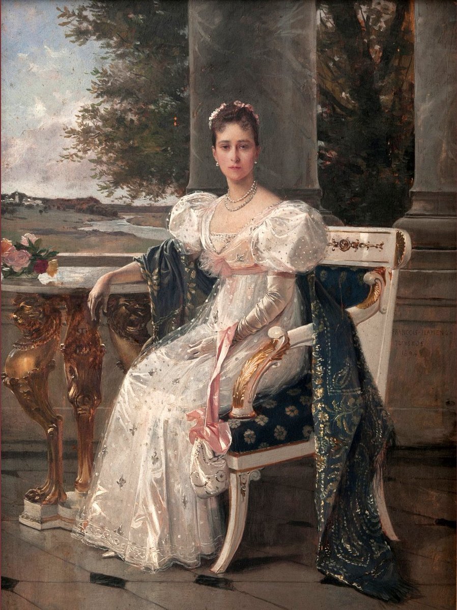 Француа Фламенг. Портрет Великой княгини Елизаветы Фёдоровны, 1894 год.