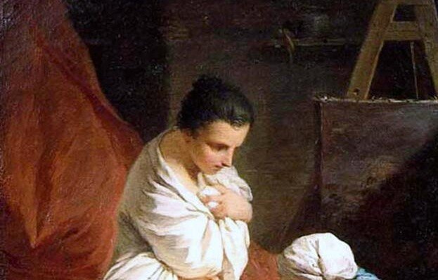 фрагмент полотна "Навьюченное седло"