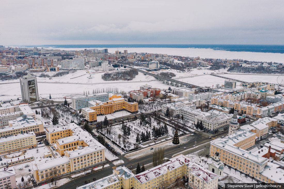 чебоксары набережная зимой