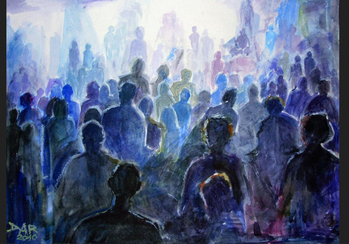 "Толпа". Картинка из открытого источника в Яндексе