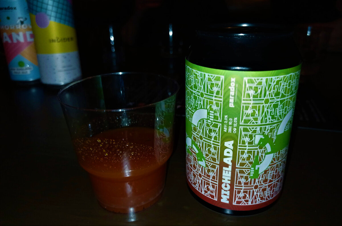 «Michelada» в стакане. Фото автора