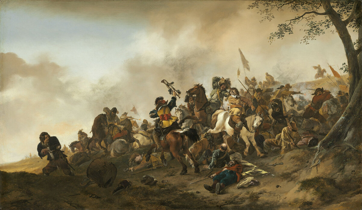 Стычка. Художник: Philips Wouwerman