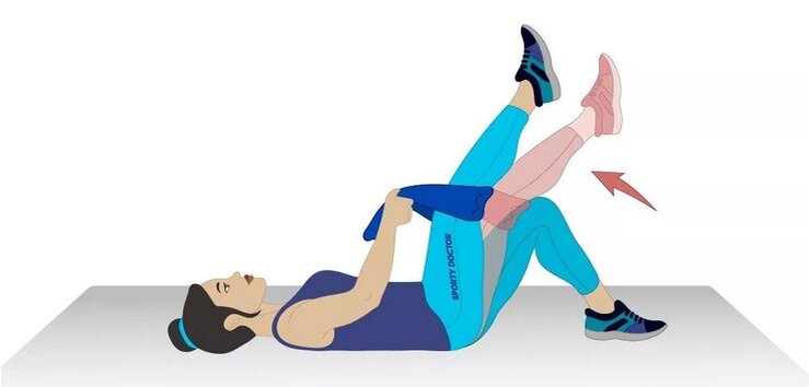 5 упражнений стретчинга для тех, у кого болят колени