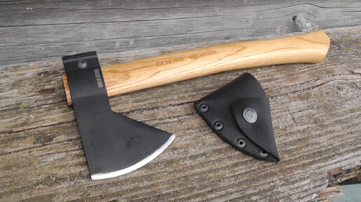 Топорик Cold Steel Hudson Bay Camp Hatchet - тесты, пошив чехла, тюнинг :)