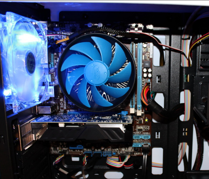 Пример среднестатистической сборки с GTX 750ti (взято из открытых источников)