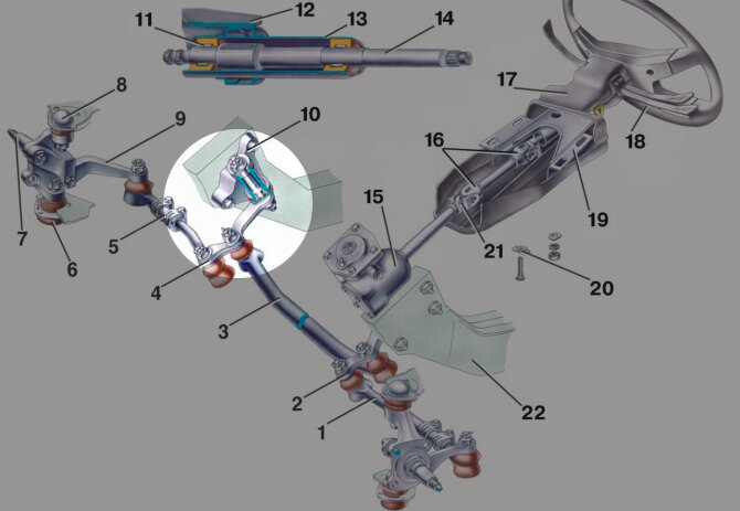 Ремонт рулевой колонки ваз 2107. Рулевое управление ВАЗ 2107. Рулевое управление ВАЗ 2106. Рулевая трапеция ВАЗ 2107 схема. Втулка маятника рулевого управление ВАЗ 2107.