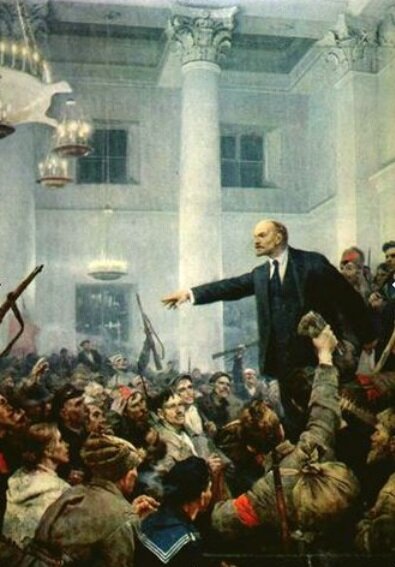 Серов В. А. Ленин провозглашает советскую власть. 1947.