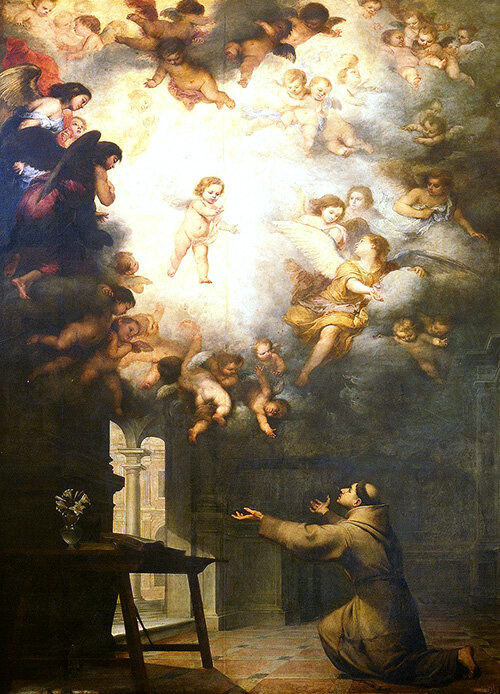"Видение святого Антония Падуанского", 1658 г.