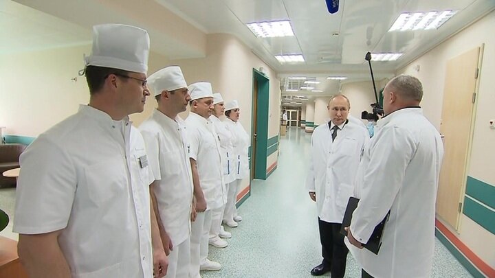 Первая встреча Президента РФ В.Путина с ранеными во время СВО спустя 3 месяца после ее начала.