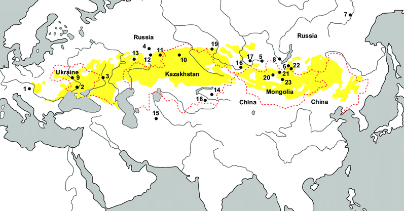 Карта великой степи