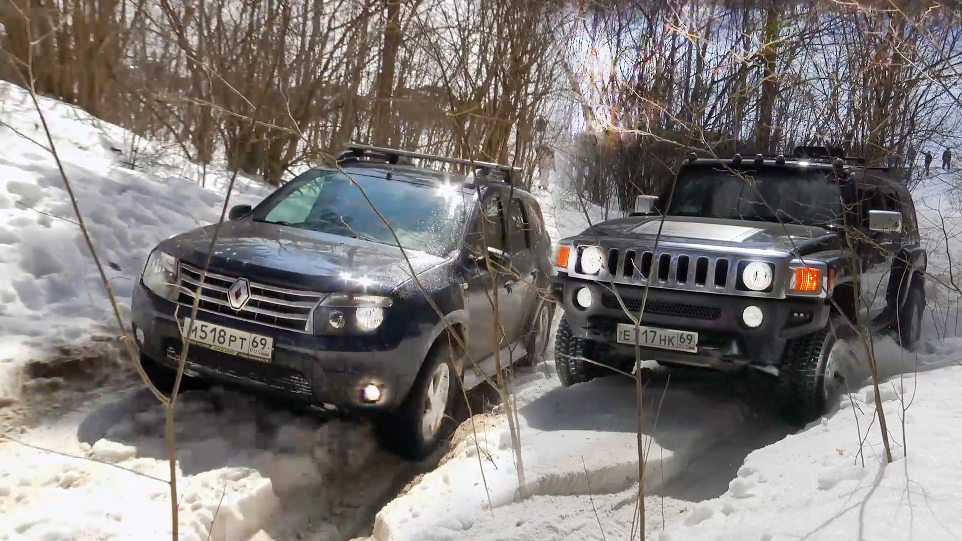 Джип Hummer бездорожье