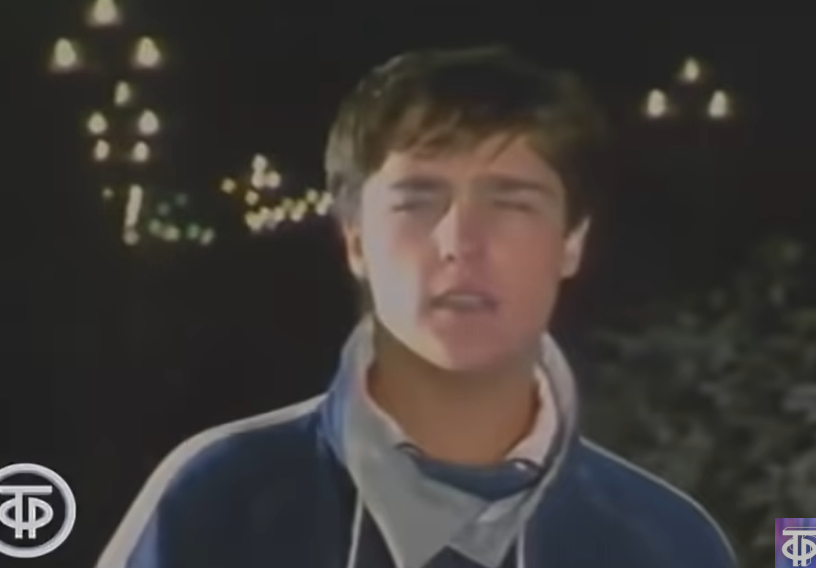 Фрагмент клипа на песню "Тающий снег"