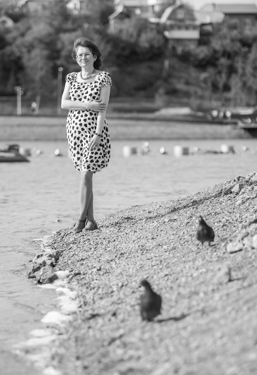 Модель Зульфия, парк Кашкадан в Уфе, май 2022