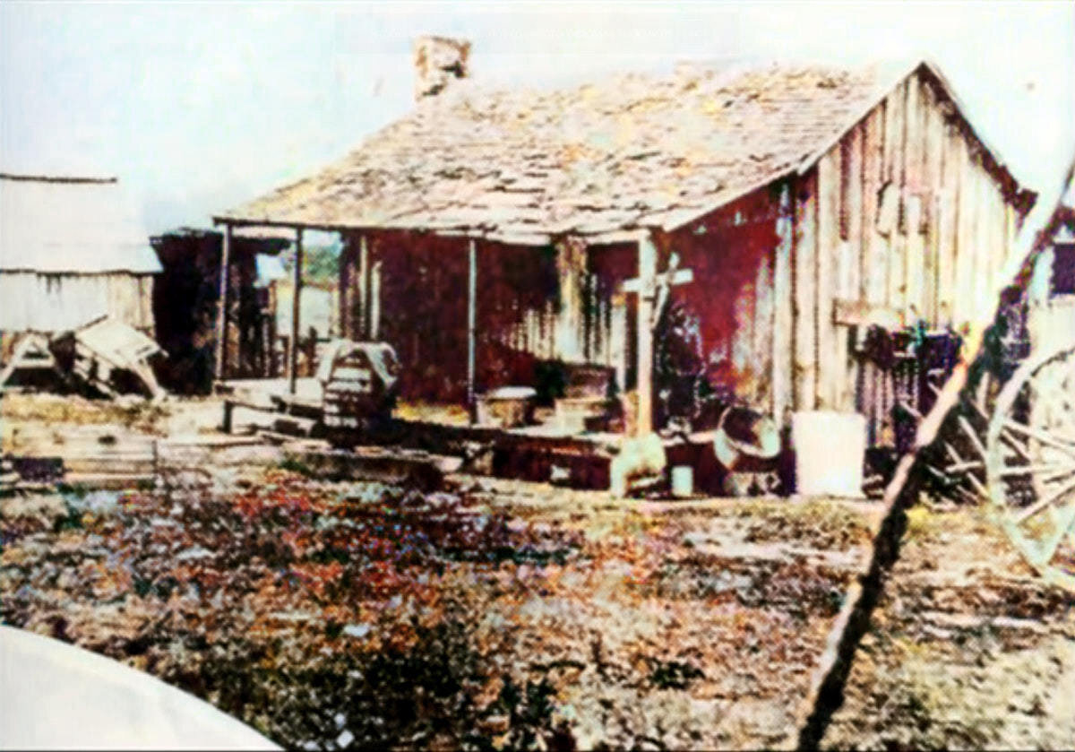 Дом, где родилась Сара Бридлав. Источник  madamwalkerfamilyarchives.wordpress.com