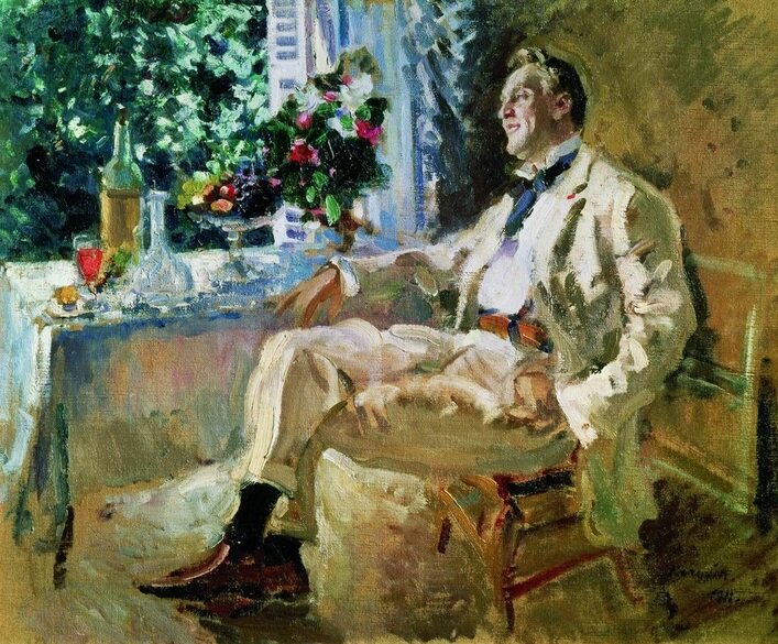 Портрет Шаляпина. 1911 год. 