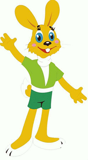 Зайца, милее чем из мультфильма, придумать сложно