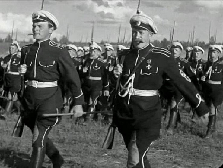 Кадр из фильма "Чапаев", 1934 г