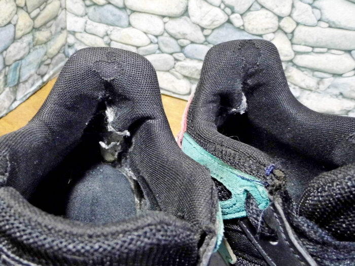 Протёрся задник в кроссовках Adidas⁠⁠ - ремонтируем! | Шузпросвет ...