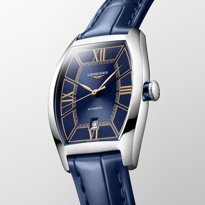 Бочкообразная форма корпуса составляет истинную сущность коллекции Evidenza 